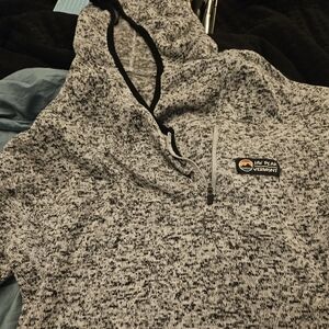 Hooded athletic sweatshirt